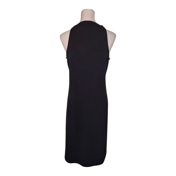 SPANX AirEssentials Sleeveless Black Maxi Dress Side Slit Stretch Size M - Picture 4 of 8